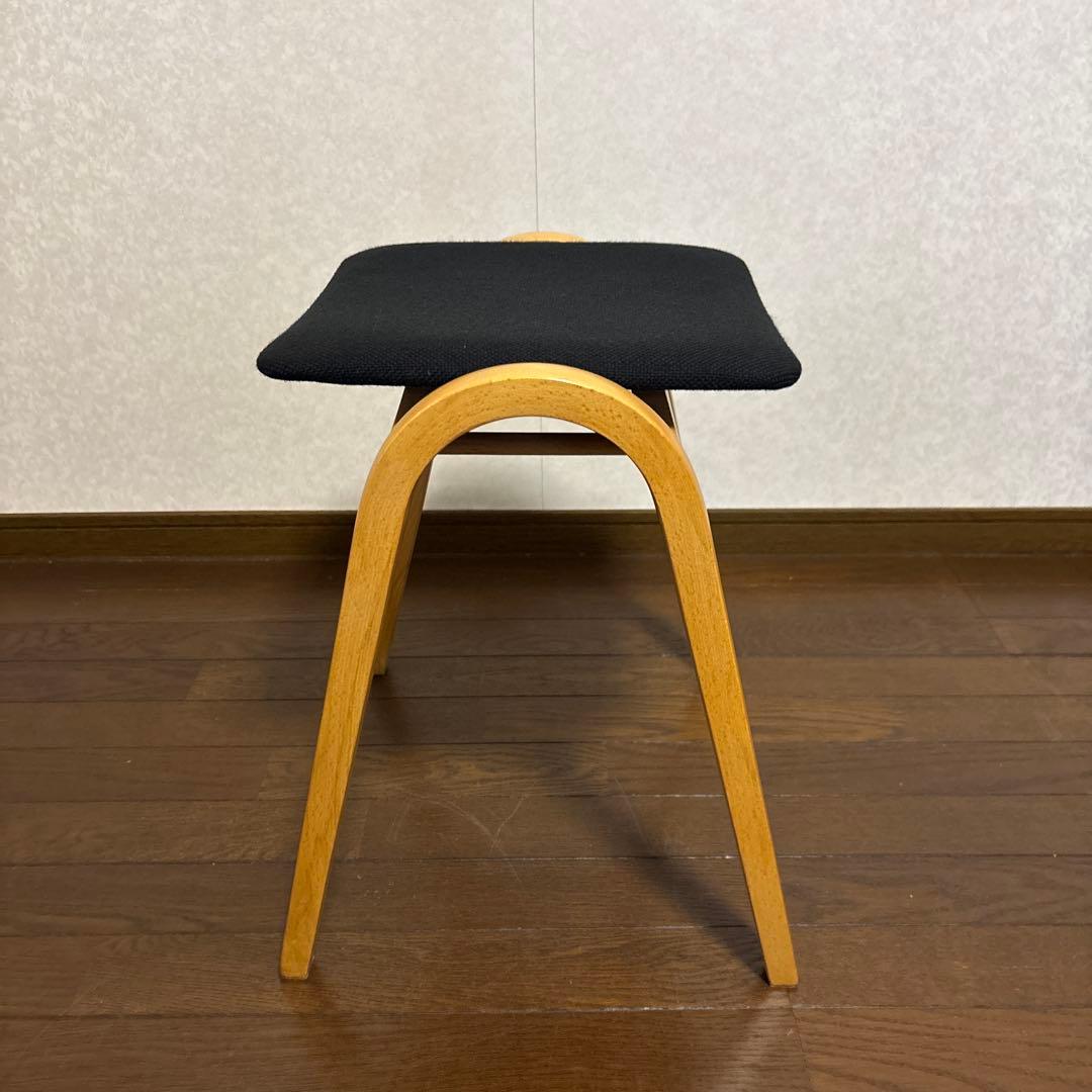 【良品】秋田木工 スタッキング スツール 剣持勇