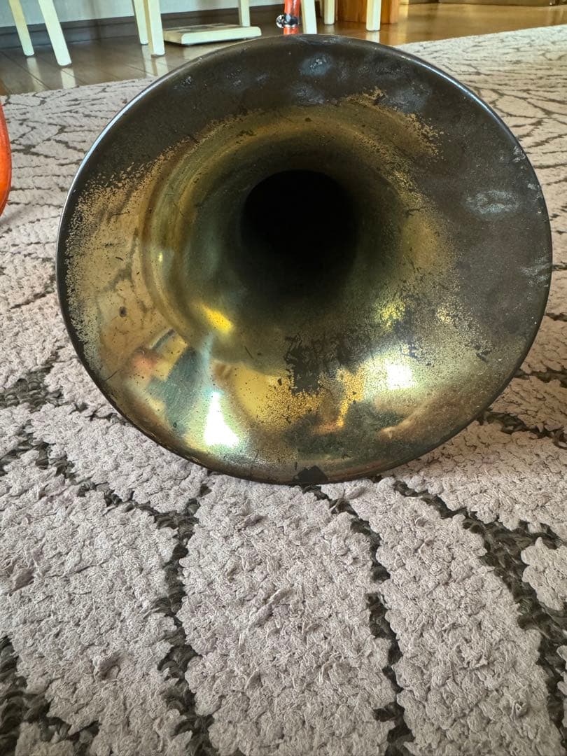 電車ラッパ　金属製汽笛