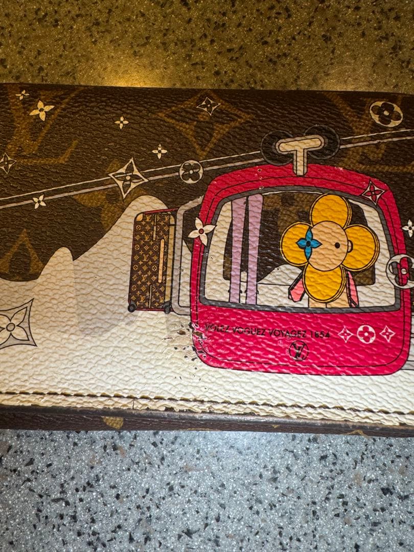 ルイ・ヴィトン 三つ折り財布 ヴィヴィエンヌ 中古