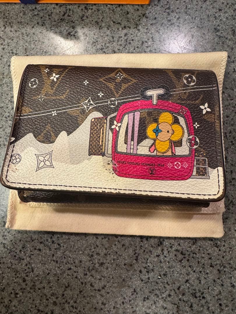 ルイ・ヴィトン 三つ折り財布 ヴィヴィエンヌ 中古