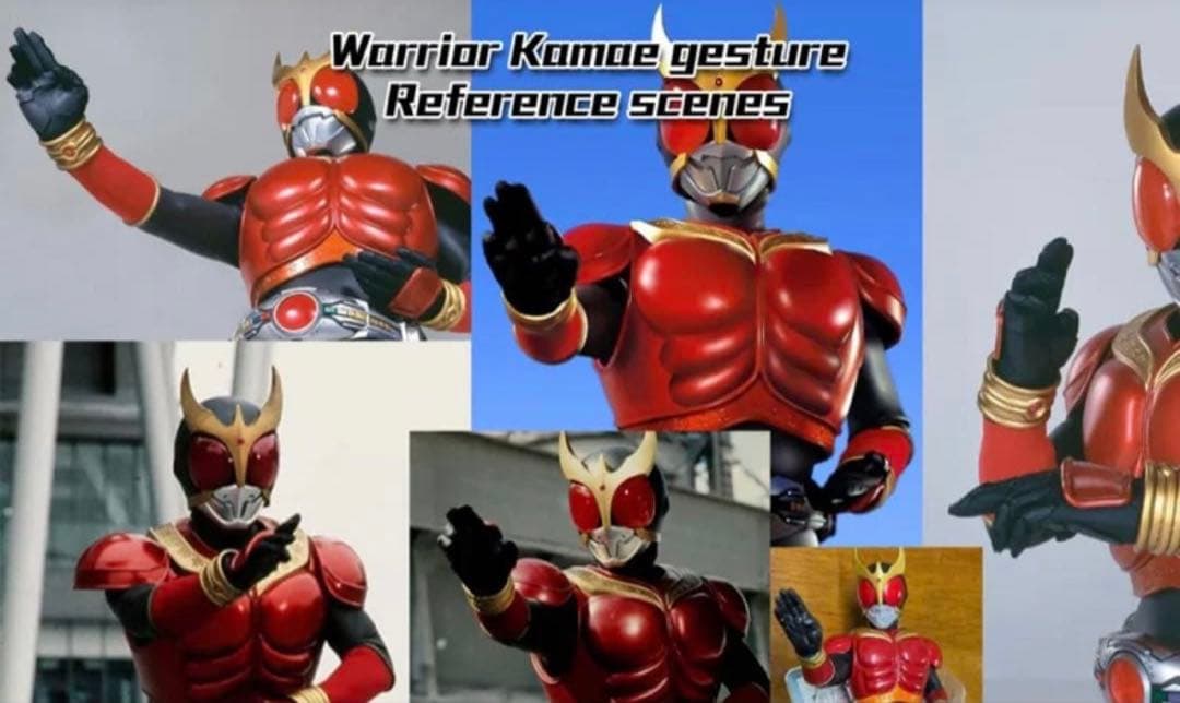 【新品】フィギュアーツ真骨彫専用　クウガ赤目発光ヘッド＋マイティ用構え手首セット