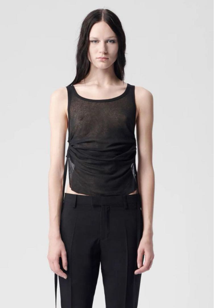 アンドゥムルメステール　リブギャザータンクトップ　新品未使用