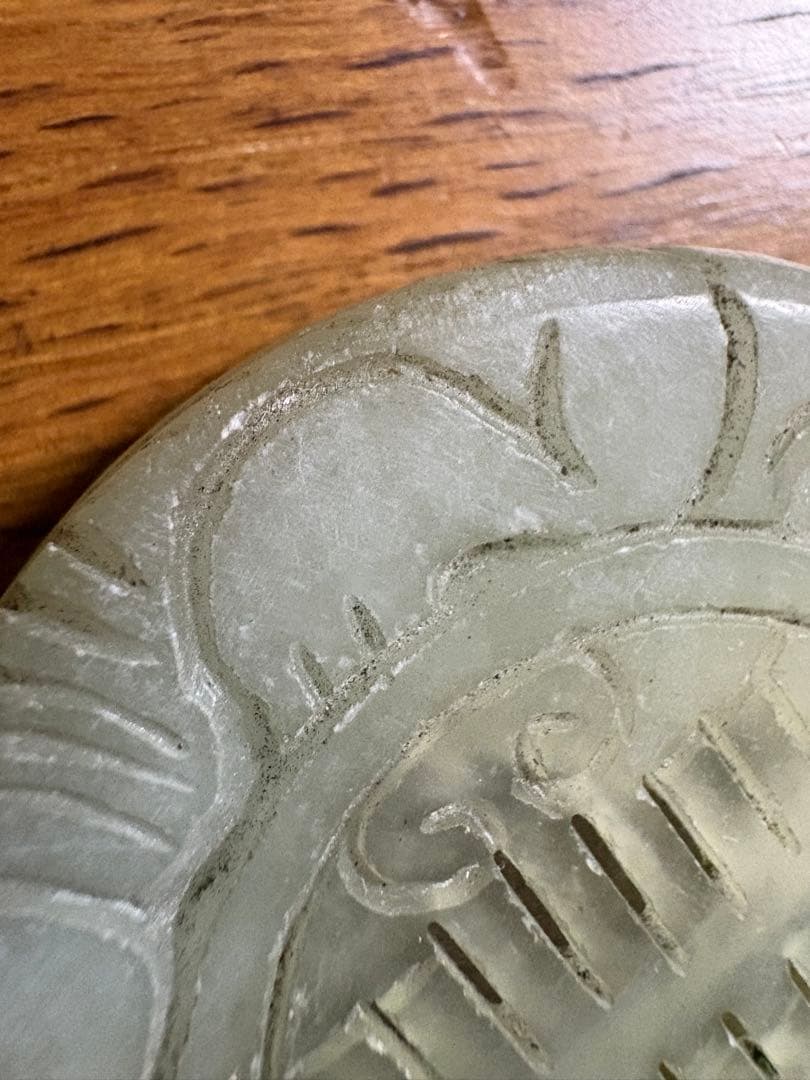 石？玉？の中国的置物　中国美術　2点まとめて5.5cm 51gと50g