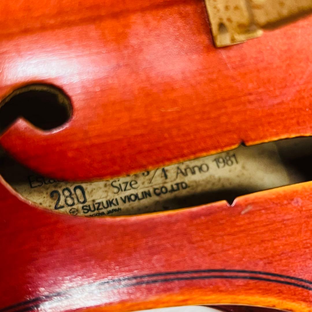 SUZUKI スズキ ビンテージ バイオリン No.280 3/4 1981年製