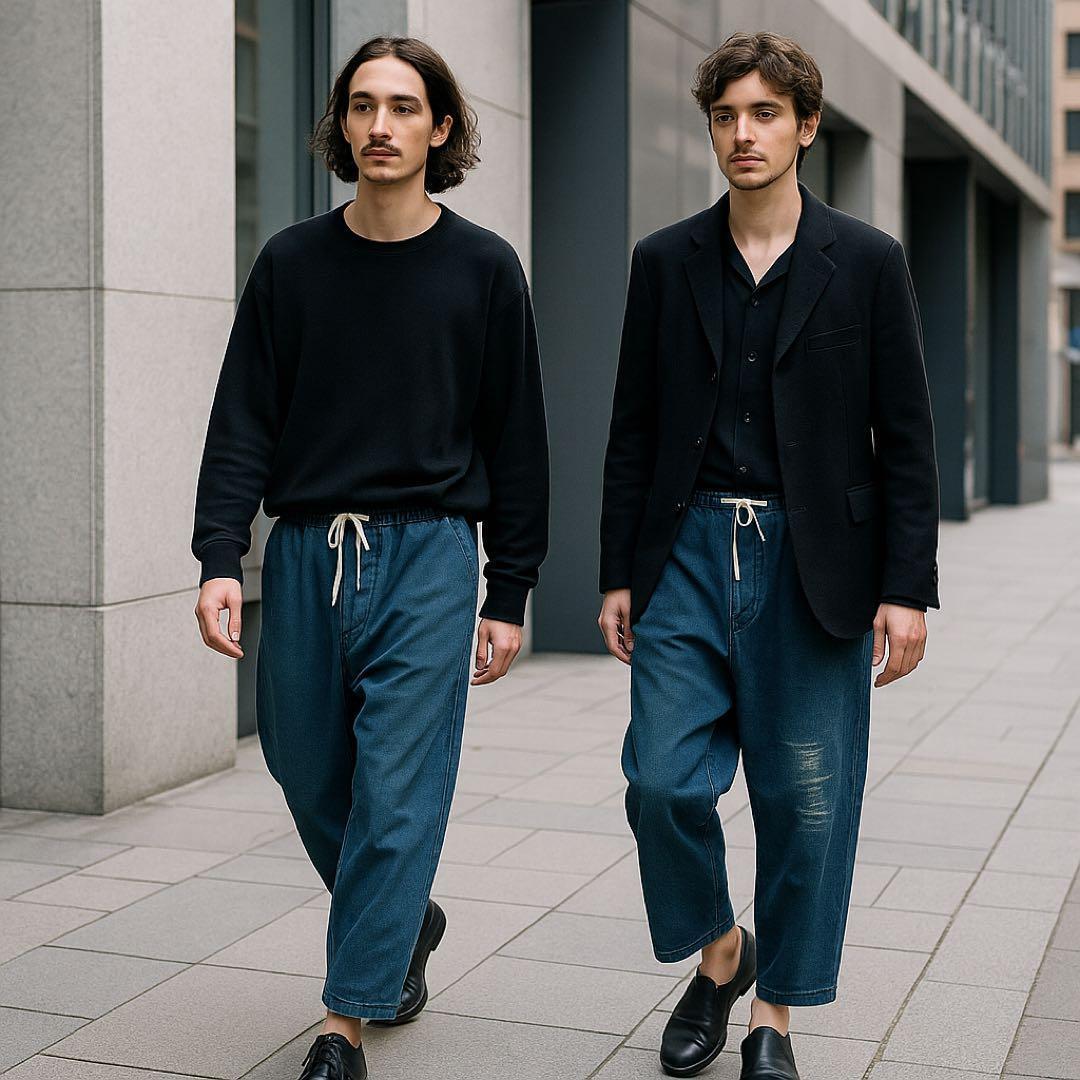 パンツ Yohji Yamamoto pants Trompe l'oeil 3
