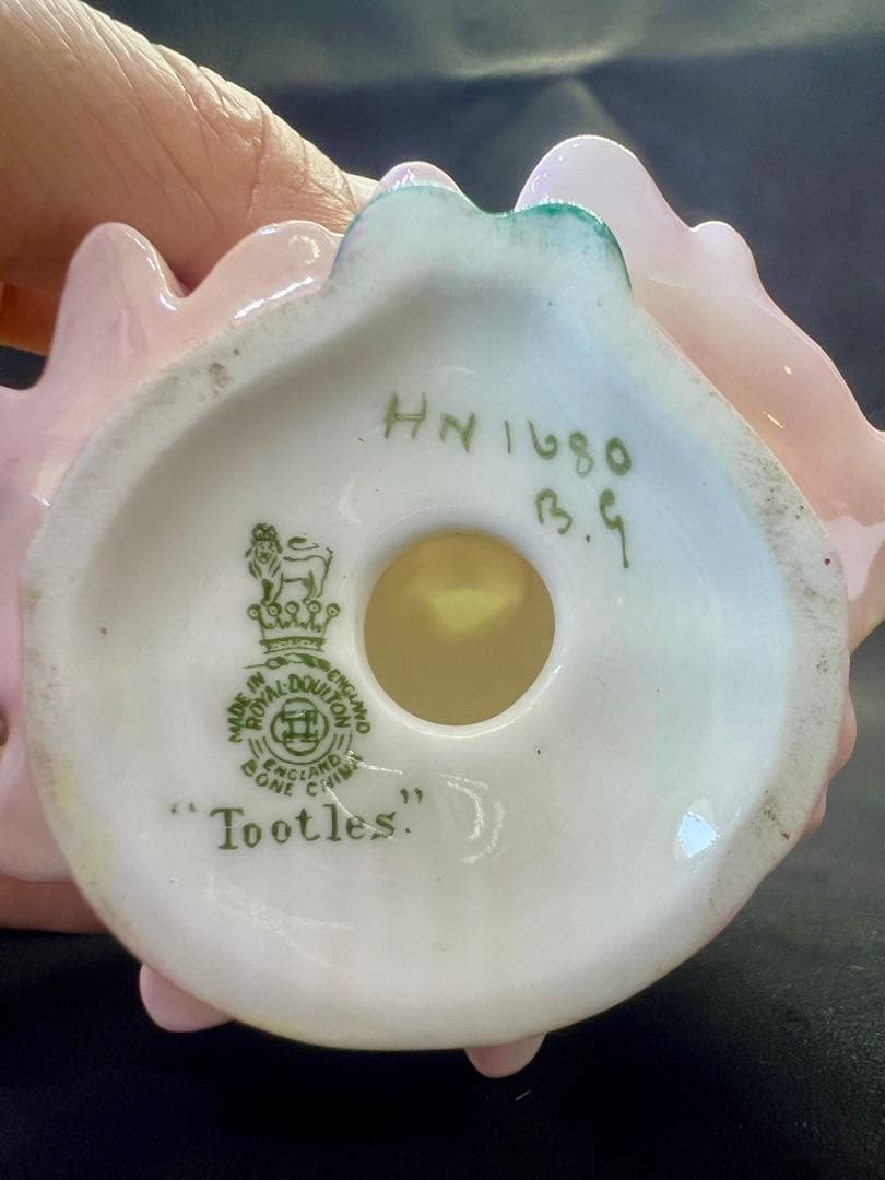 少女の陶器フィギュア アンティーク風