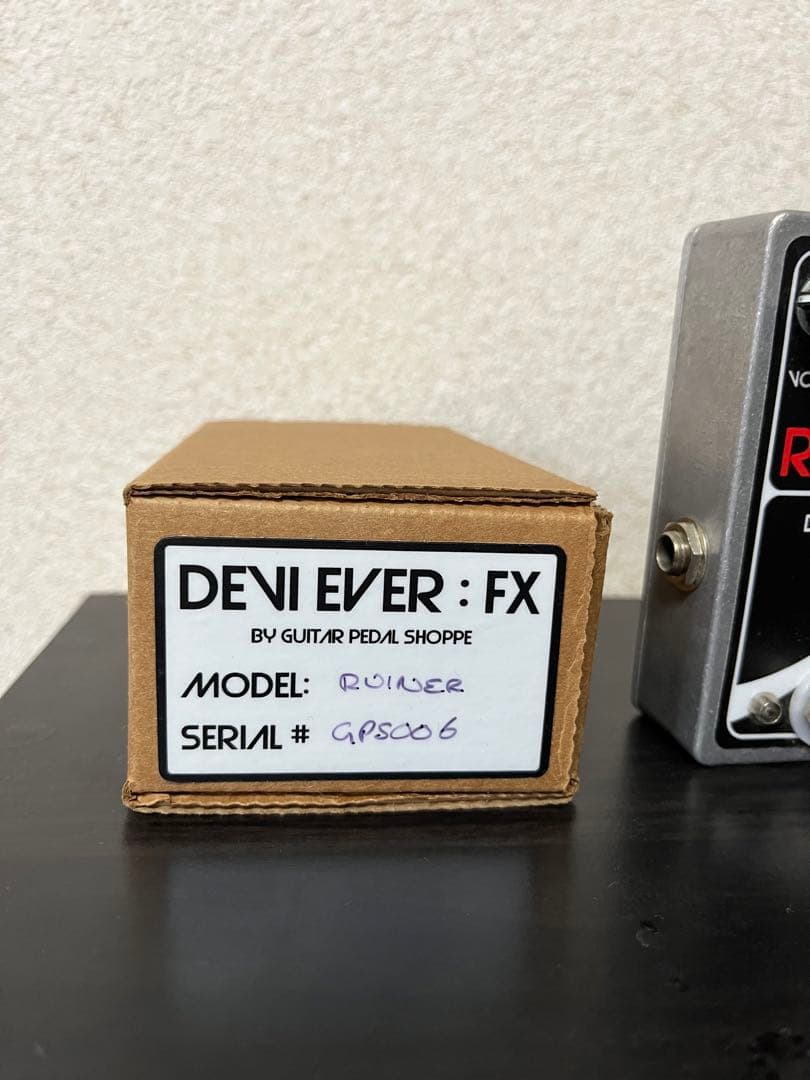 Devi Ever Ruiner エフェクター　ベース　ギター　ファズ　Fuzz