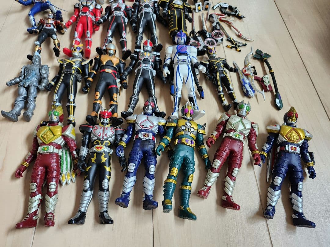 仮面ライダー可動式 ソフビ フィギュアまとめてセット