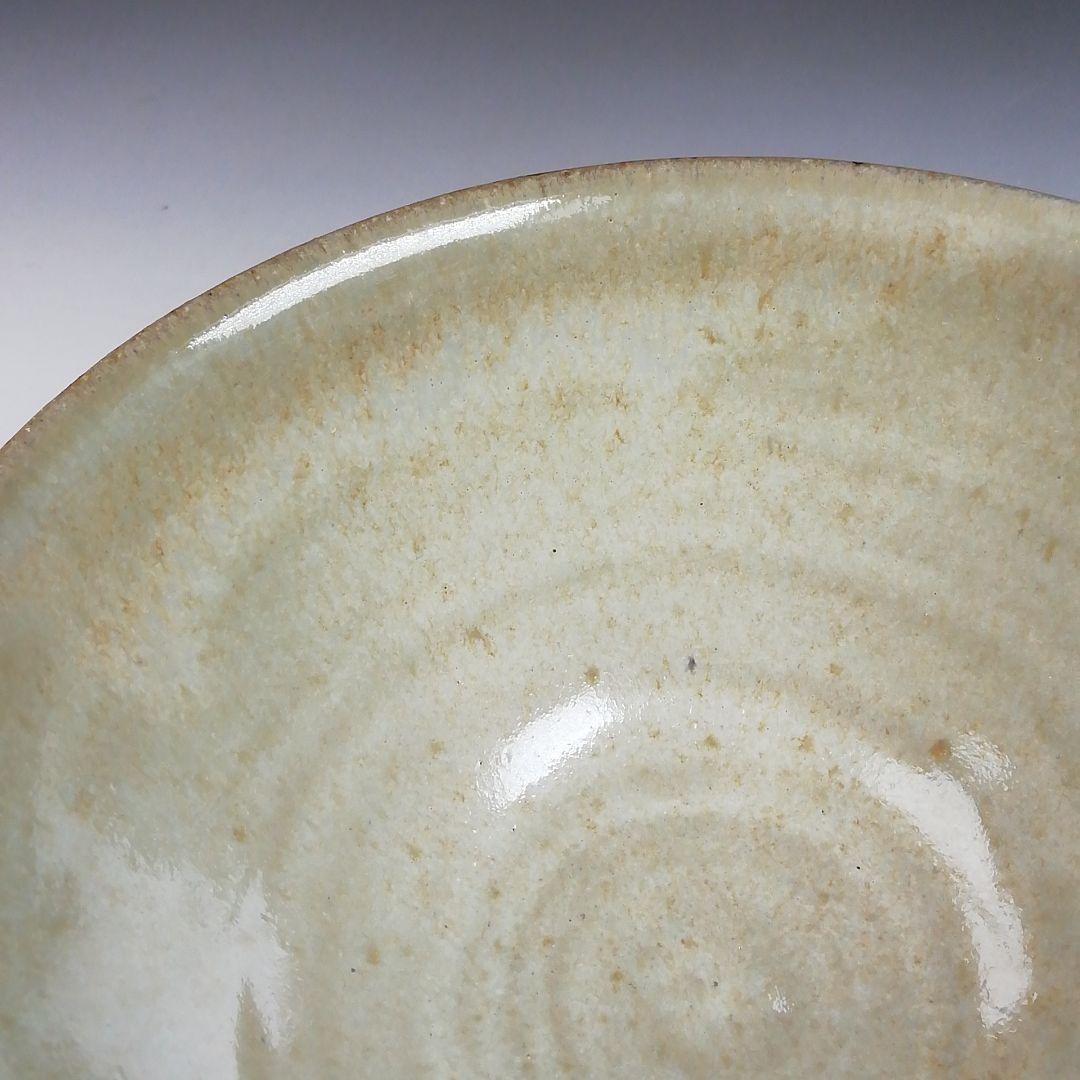 Ｔ９５１　茶碗　『南天の絵』『灰釉　茶碗』『加藤春永 造』　共箱　抹茶碗　茶道具