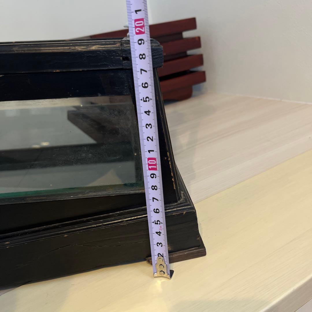 ショーケース　店舗什器　昭和レトロ　ヴィンテージ　アンティーク風