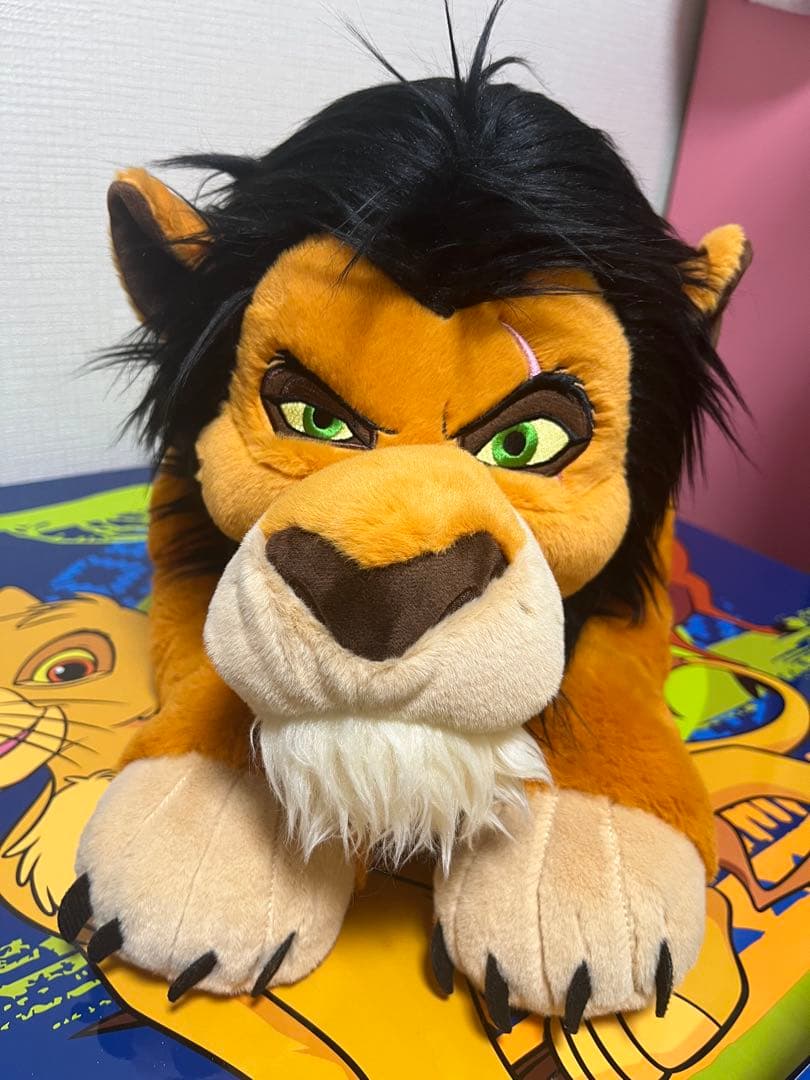 ライオンキング30周年記念 スカー ぬいぐるみ