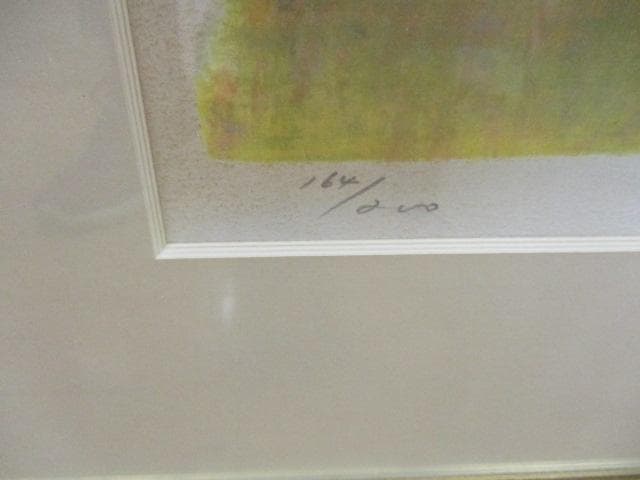 斉藤三郎　祭りの馬車 サイズ リトグラフ　164/200