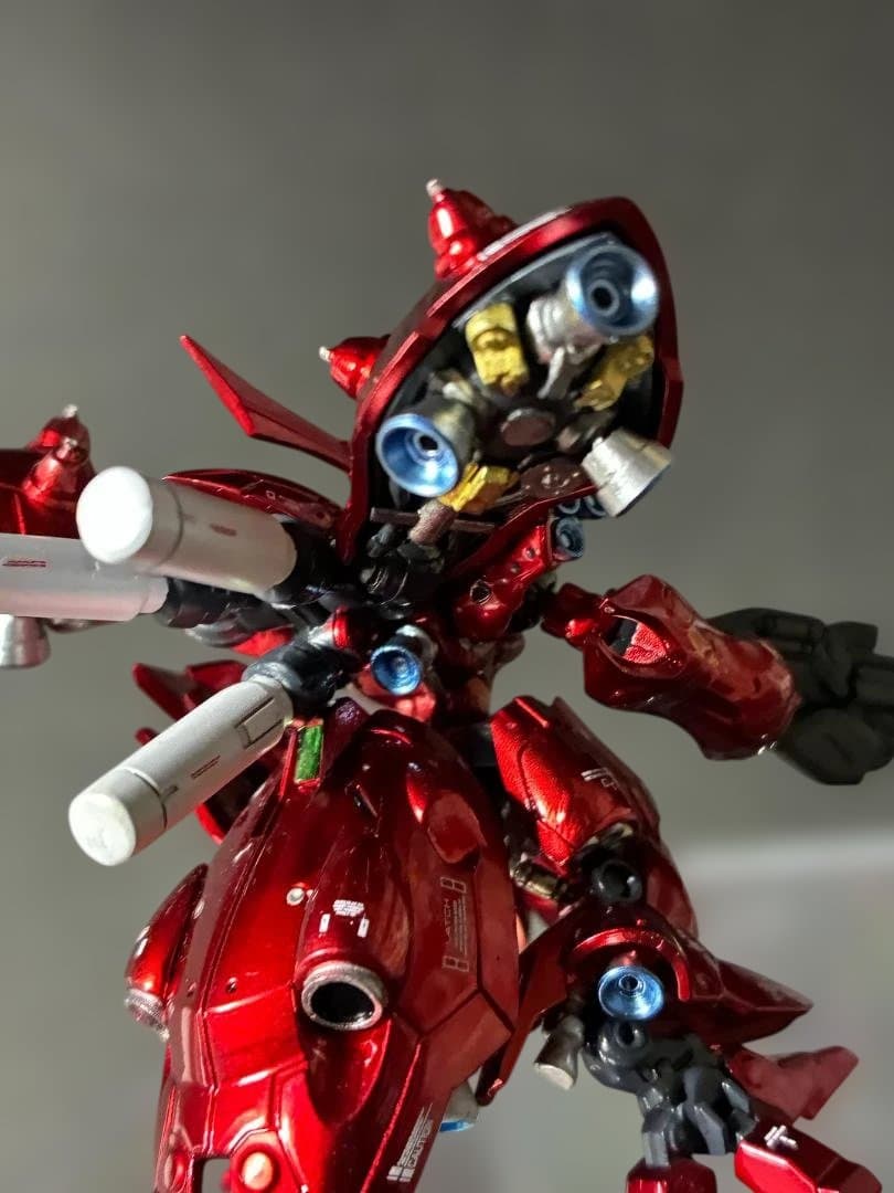 ガンダム アーティファクト 第一弾 ナイチンゲール　全塗装 　クリアケース付き