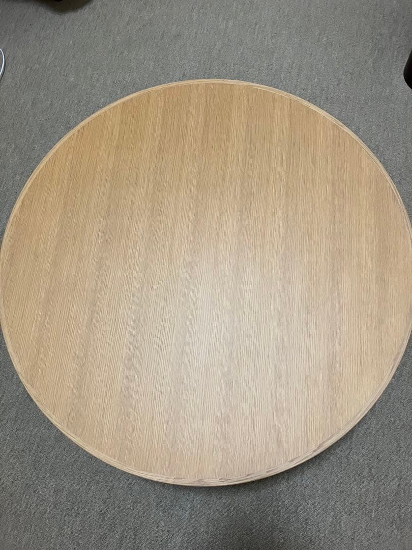 りゅう　アクタス　円形リビングテーブル100cm コタツ