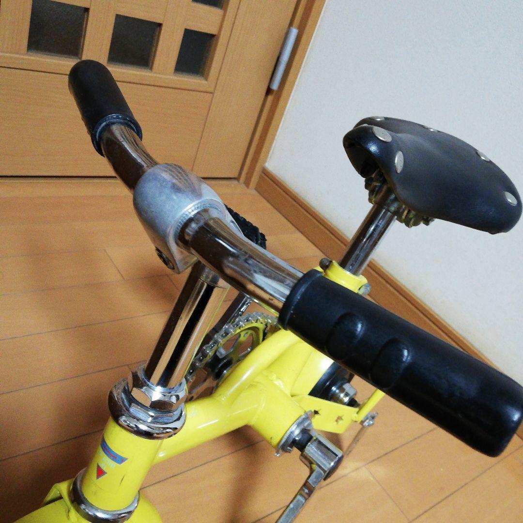 限定お値下げミニサイクル　まめチャリ　イエロー　ミニ自転車 NEHAO