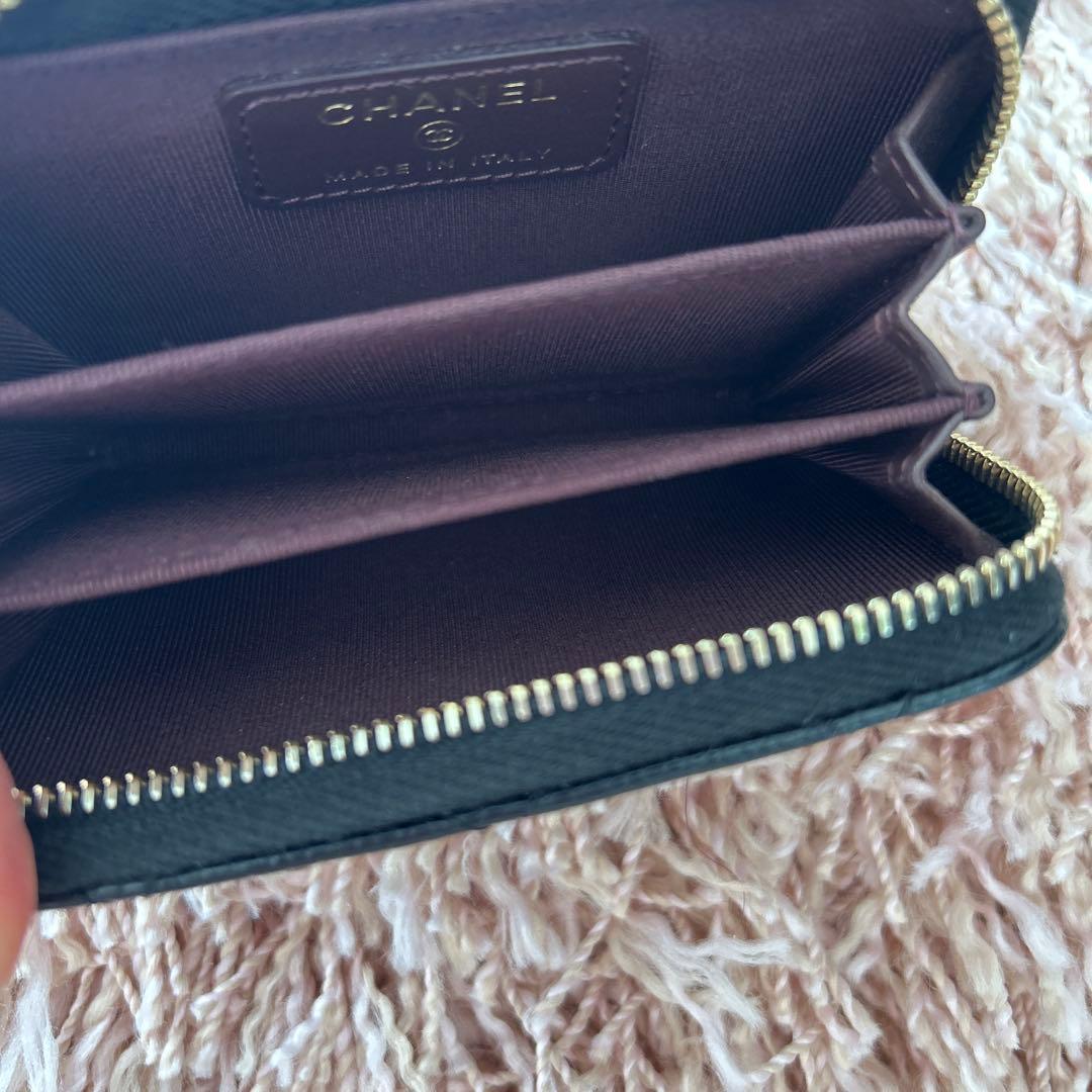 CHANEL 正規品　マトラッセ　ゴールド金具パース　ケース小銭入れ
