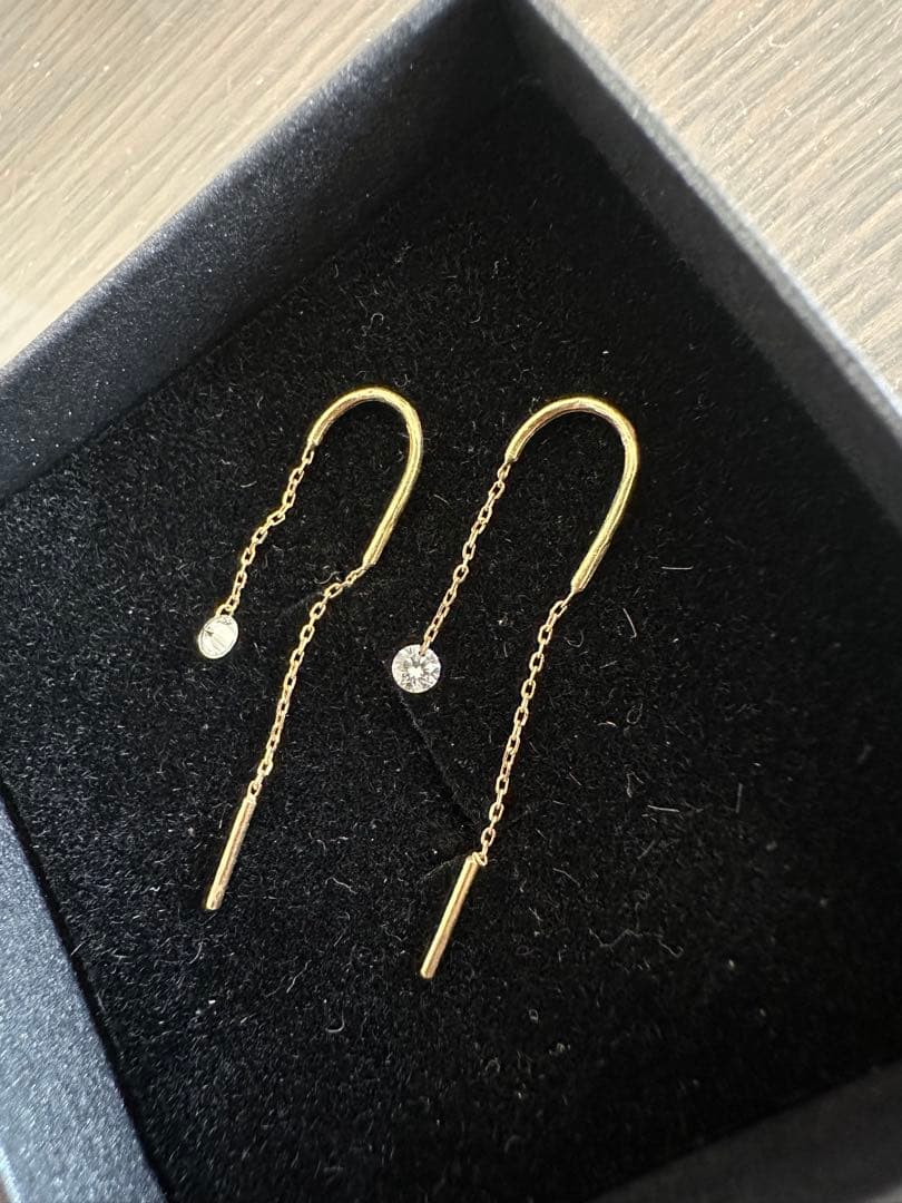 アーカー　スイングダイヤピアス　AHKAH