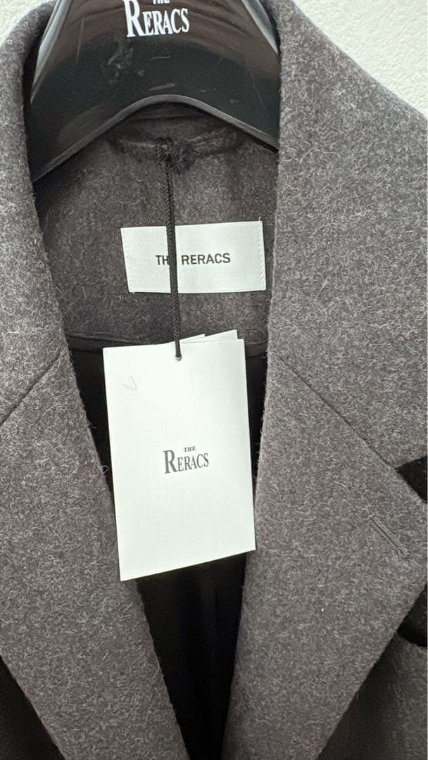 THE RERACS グレー チェスターコート新着未使用タグ付き
