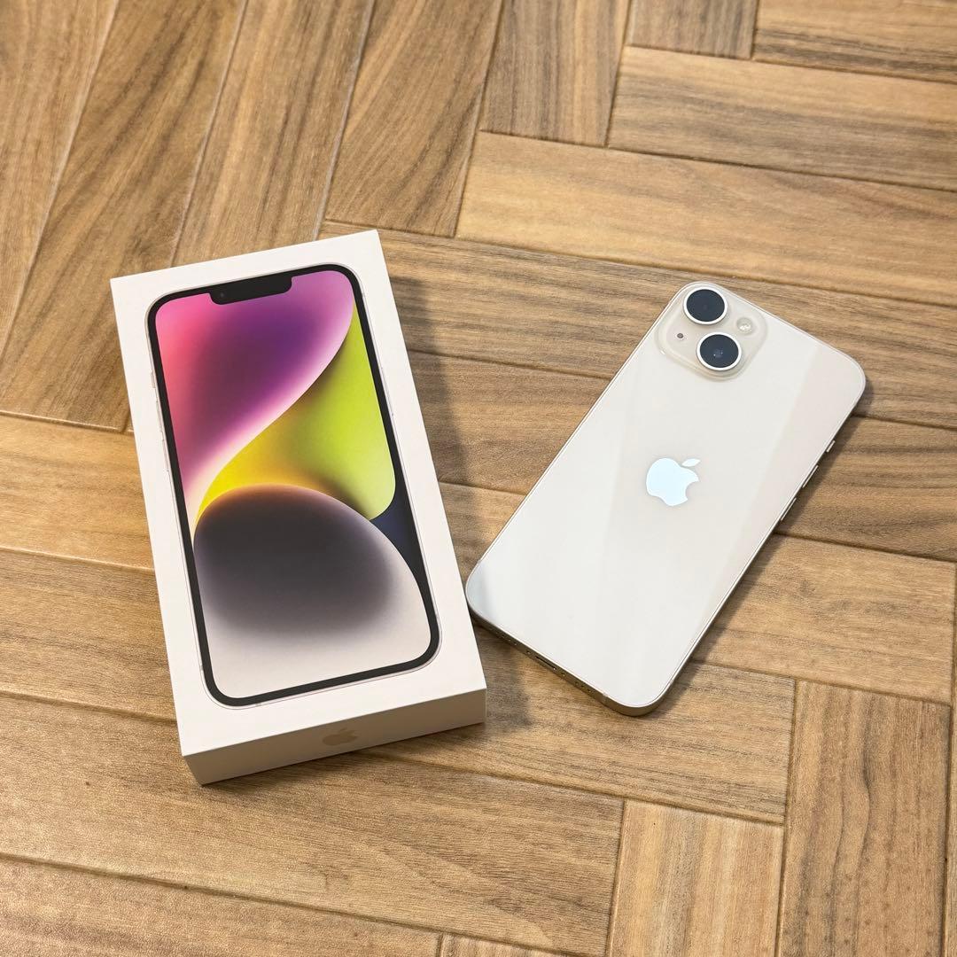 iPhone14 512GB スターライト SIMフリー 動作確認済　ホワイト