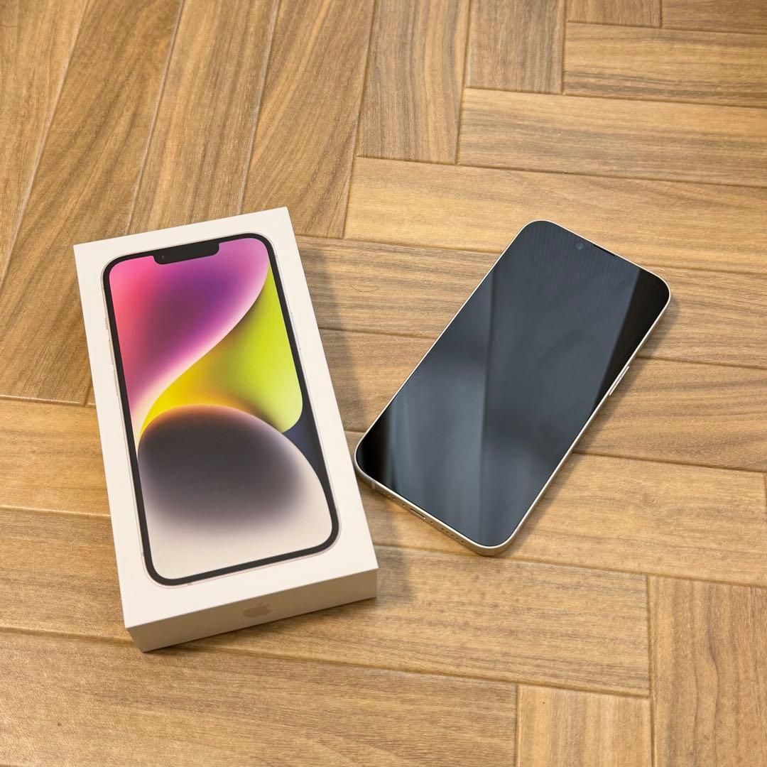 iPhone14 512GB スターライト SIMフリー 動作確認済　ホワイト