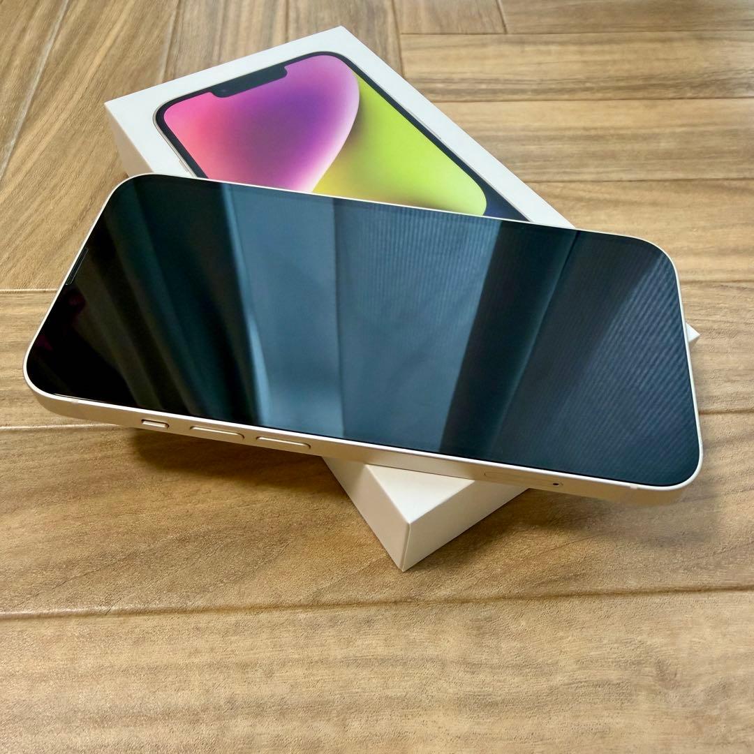 iPhone14 512GB スターライト SIMフリー 動作確認済　ホワイト