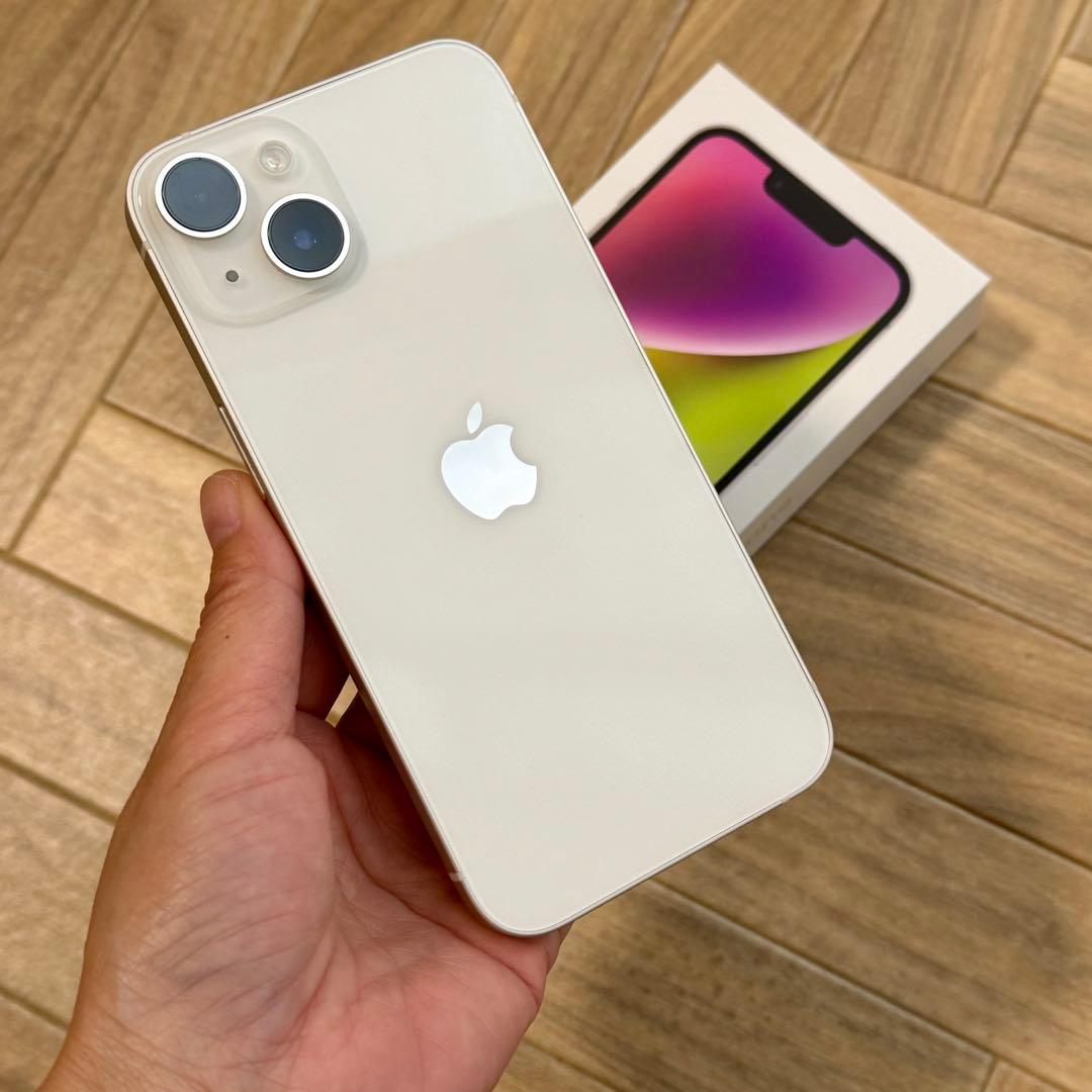 iPhone14 512GB スターライト SIMフリー 動作確認済　ホワイト