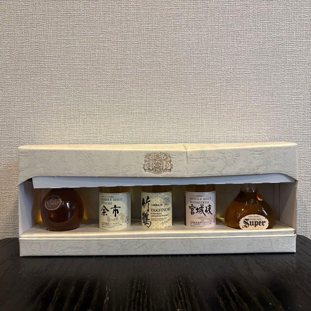 ニッカウヰスキー　ミニチュア5本セット　余市蒸留所限定品