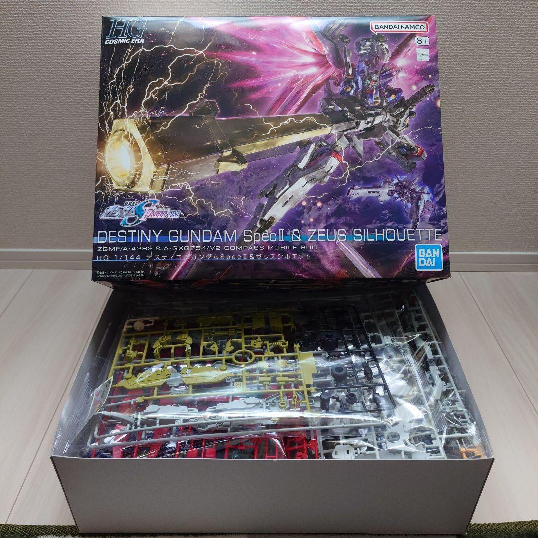 未組立★HG デスティニーガンダムspecⅱ ゼウスシルエット★