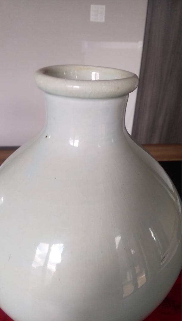 白磁壺　古伊万里　白磁　大壺　花器　アンティーク　李朝　提灯壺