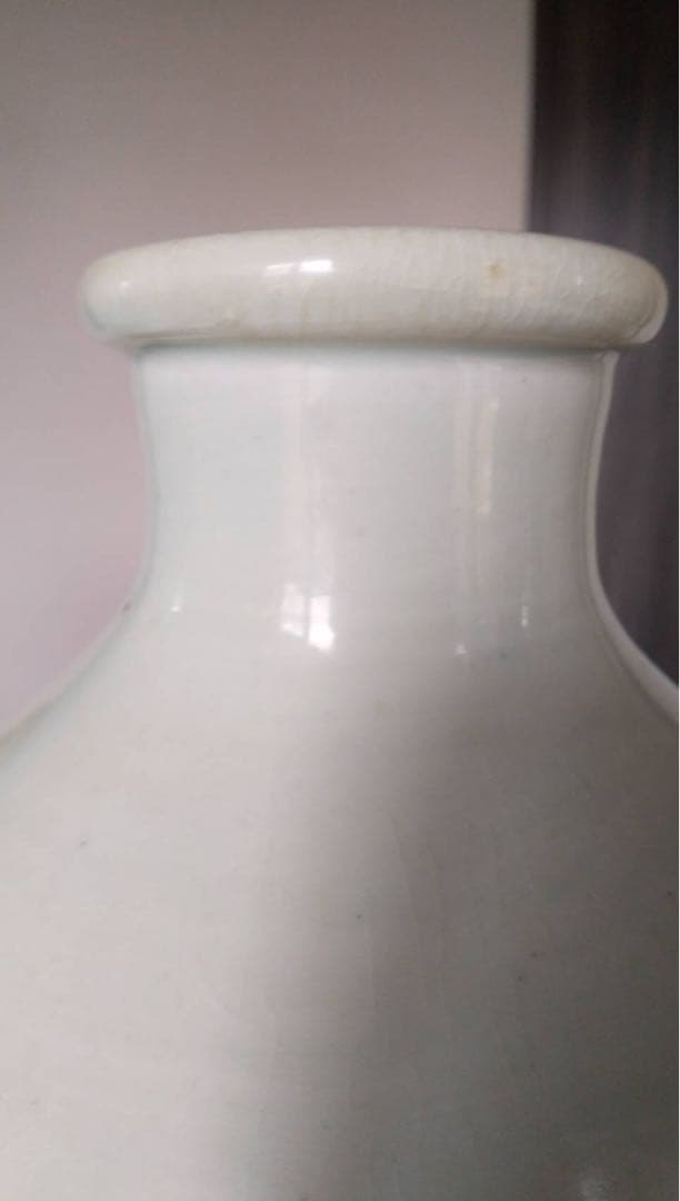 白磁壺　古伊万里　白磁　大壺　花器　アンティーク　李朝　提灯壺
