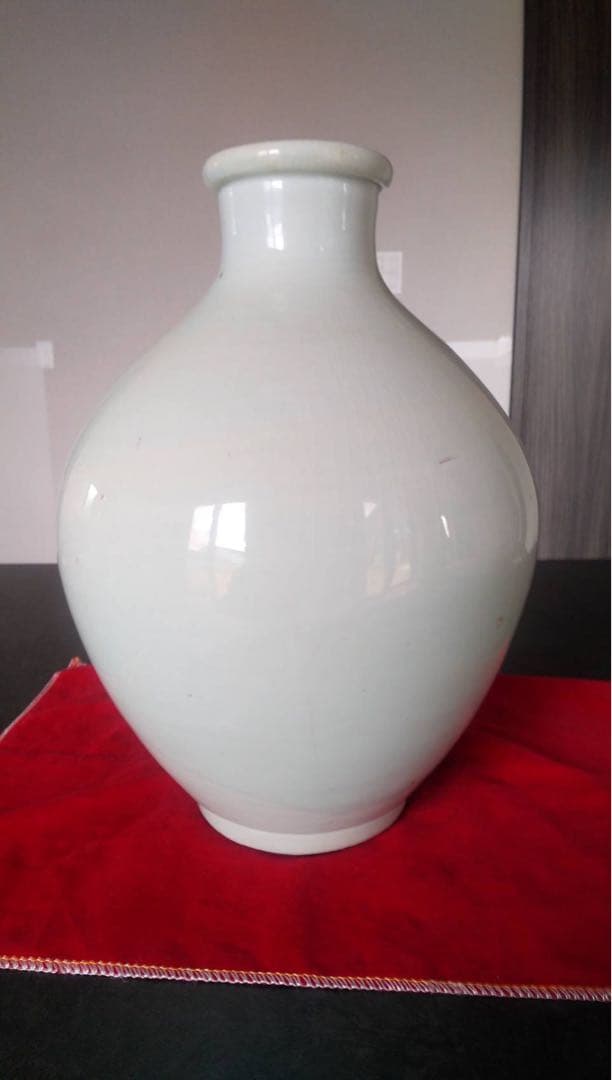 白磁壺　古伊万里　白磁　大壺　花器　アンティーク　李朝　提灯壺
