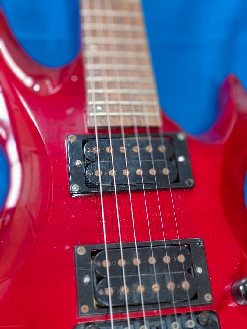 Grass Roots エレキギター レッドジャックの周りに打こんあとあり