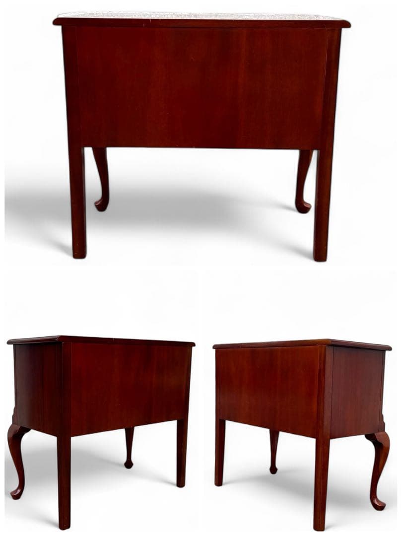 IDC大塚家具 コンソール テーブル 猫脚 アンティーク マホガニー 英国 鏡台