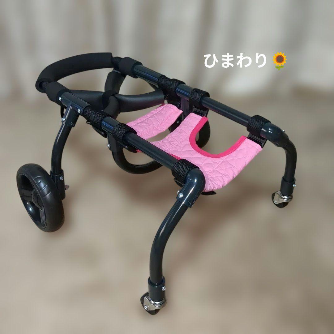 ワンちゃん4輪　リハビリ　食事補助　犬用車椅子　介護用品　犬の歩行器