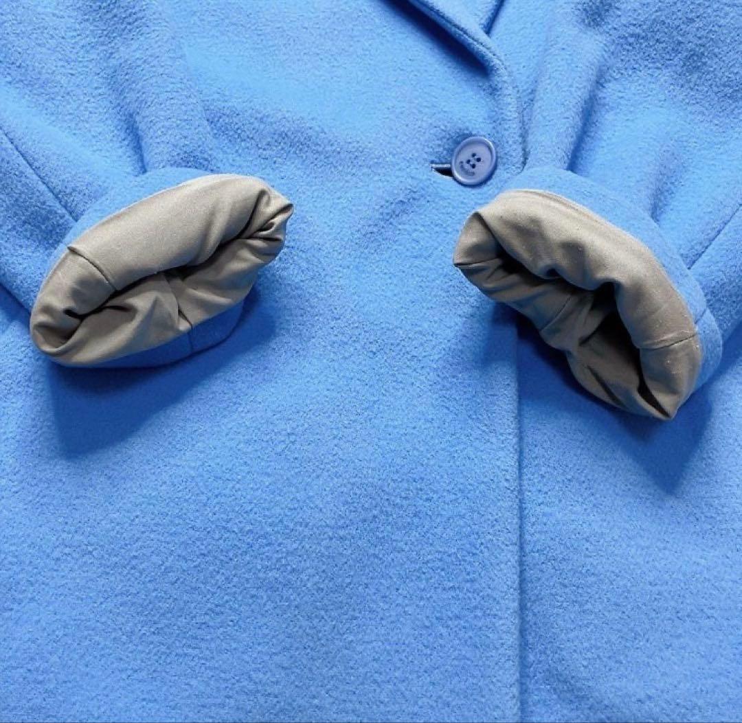 ENFOLD エンフォルド　リバーチェスター　コート　ライナー付　水色