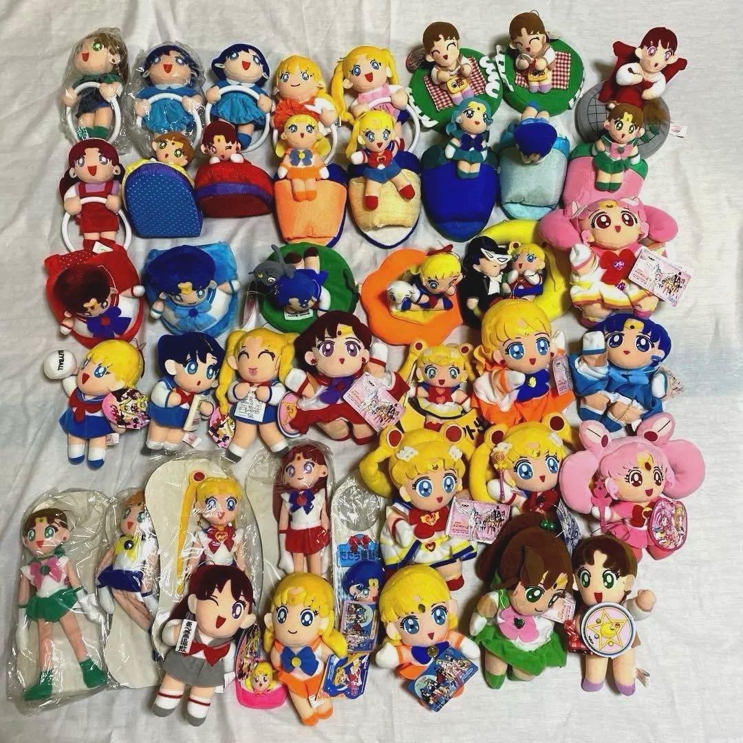 セーラームーン ぬいぐるみ 43体 まとめ 当時もの レトロ