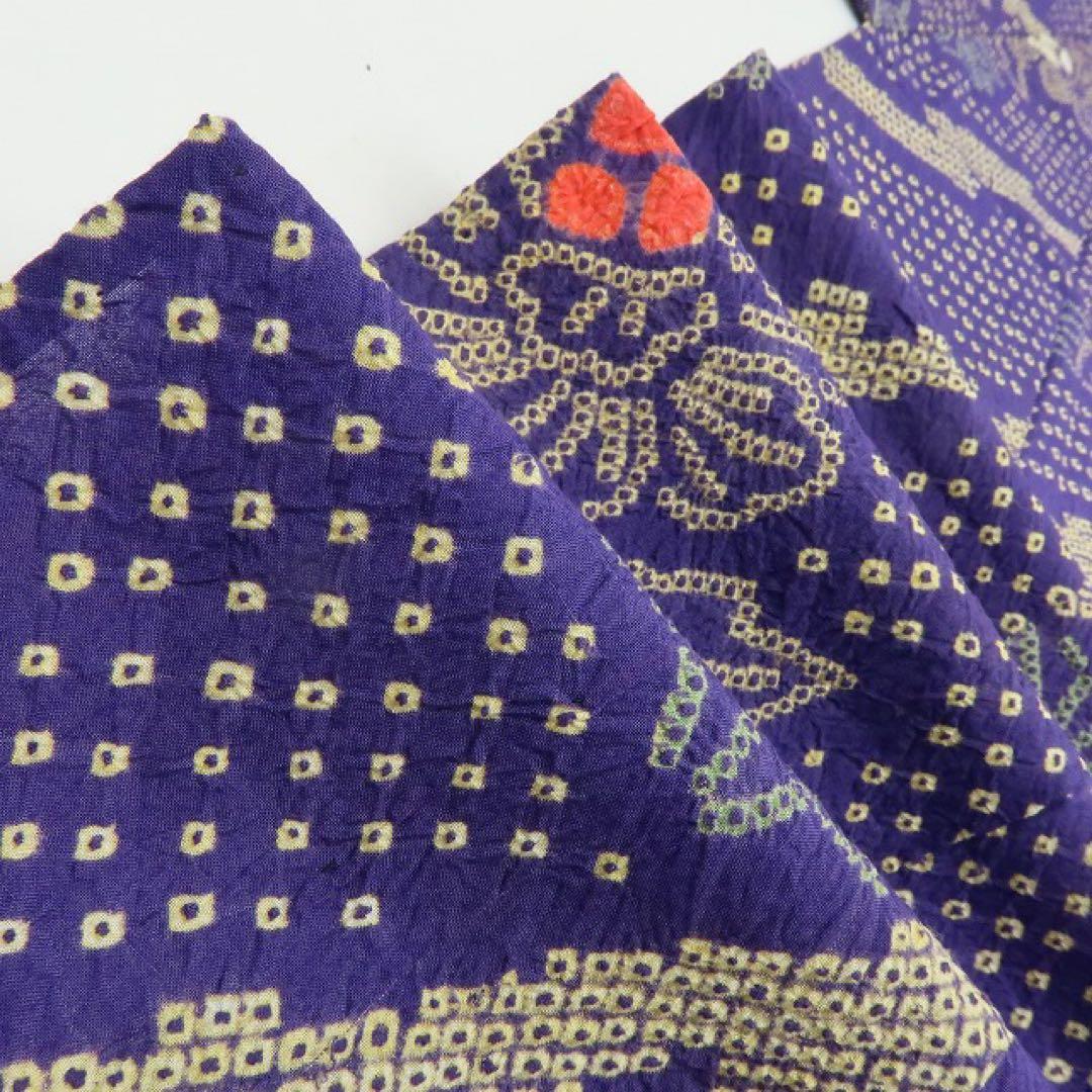 美品 有松鳴海絞り 高級浴衣 着物 A3437