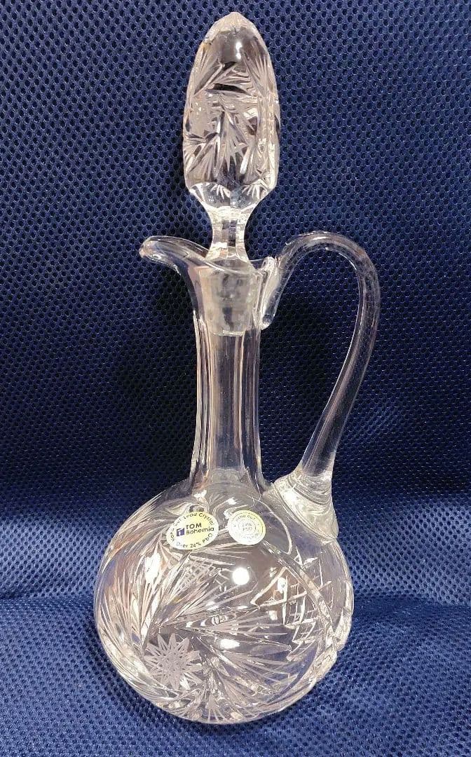 トムボヘミアンクリスタル TOM 水差し チェコ 食器 蓋付き