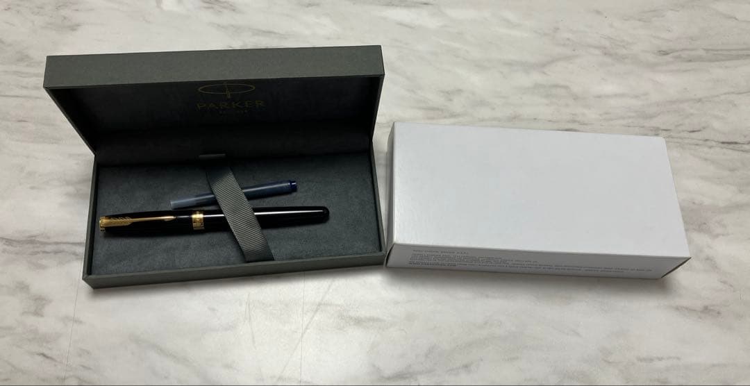 未使用★PAKER　パーカー　万年筆　ソネット　18K刻印　箱