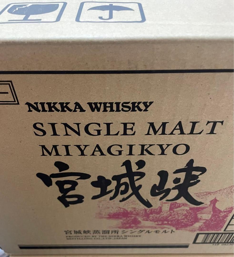 ニッカウヰスキー　シングルモルト　宮城峡　700ml　12本　新品未開封