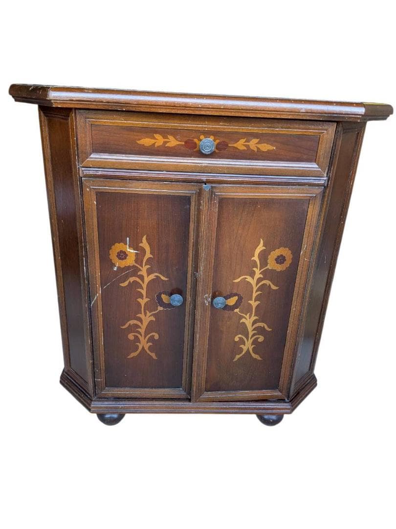 象嵌 木製キャビネット　コンソール