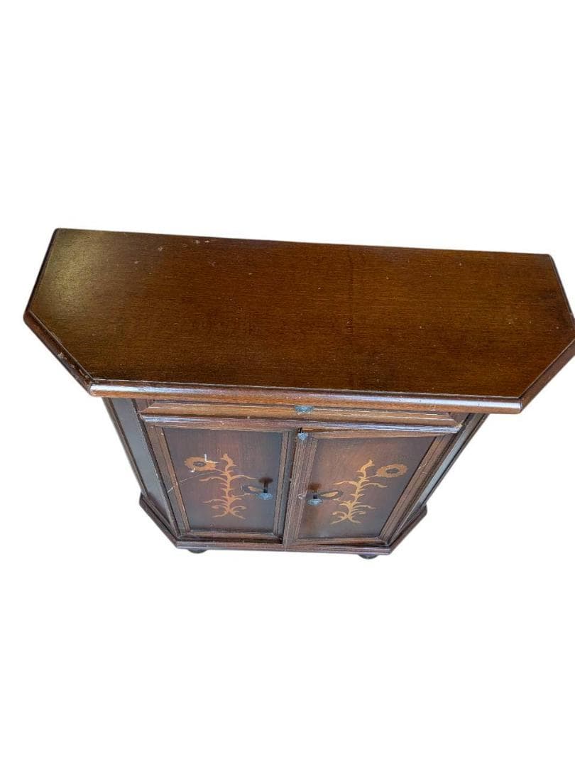 象嵌 木製キャビネット　コンソール