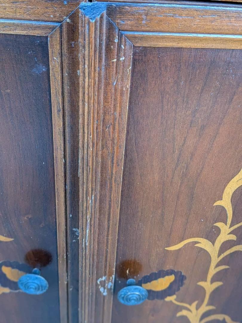 象嵌 木製キャビネット　コンソール