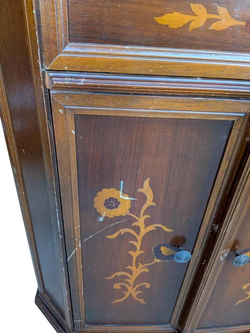 象嵌 木製キャビネット　コンソール