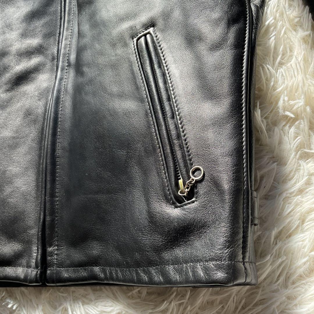 美品✨schott 642 レザージャケット　シングルライダース　USA製 40