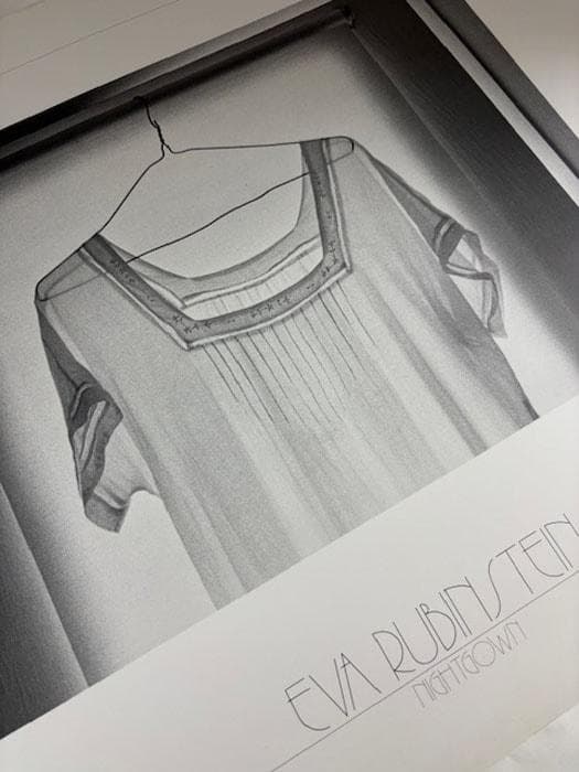 額装済/ナイト ガウン/エヴァ・ルビンスタイン/アート/ポスター/インテリア