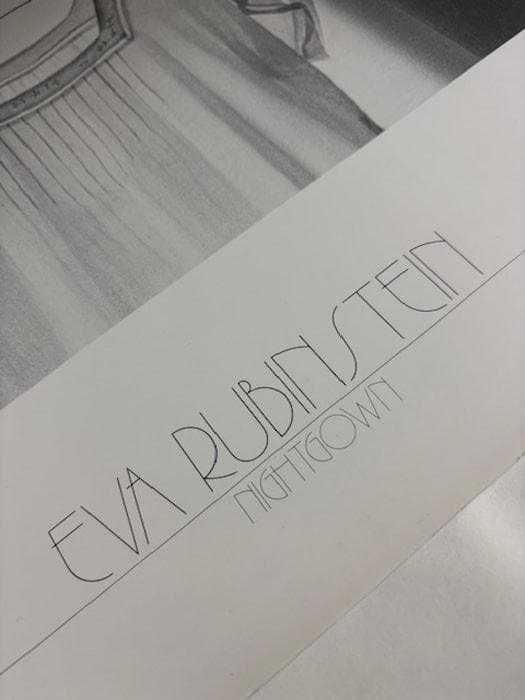 額装済/ナイト ガウン/エヴァ・ルビンスタイン/アート/ポスター/インテリア