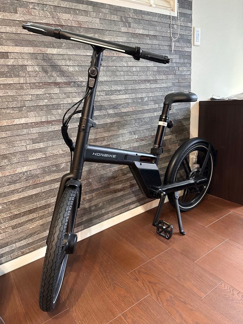 (新品)HONBIKE 電動アシスト自転車 ブラック　ホンバイク　付属品多数
