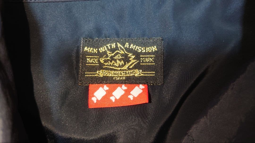 MAN WITH A MISSION スメルスライクイイ肉コーチジャケット