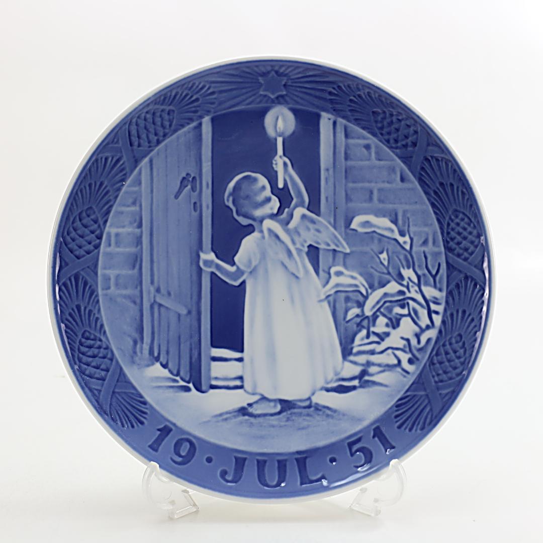 1951年 「クリスマスの天使」 イヤープレート ロイヤルコペンハーゲン